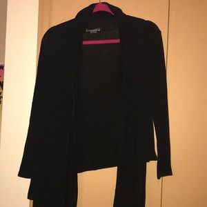 Black cardigan